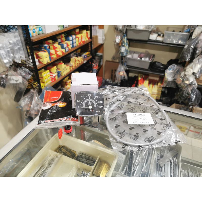 Jual Speedometer speedo PTS Special 120 km/h veglia Borletti Original ...