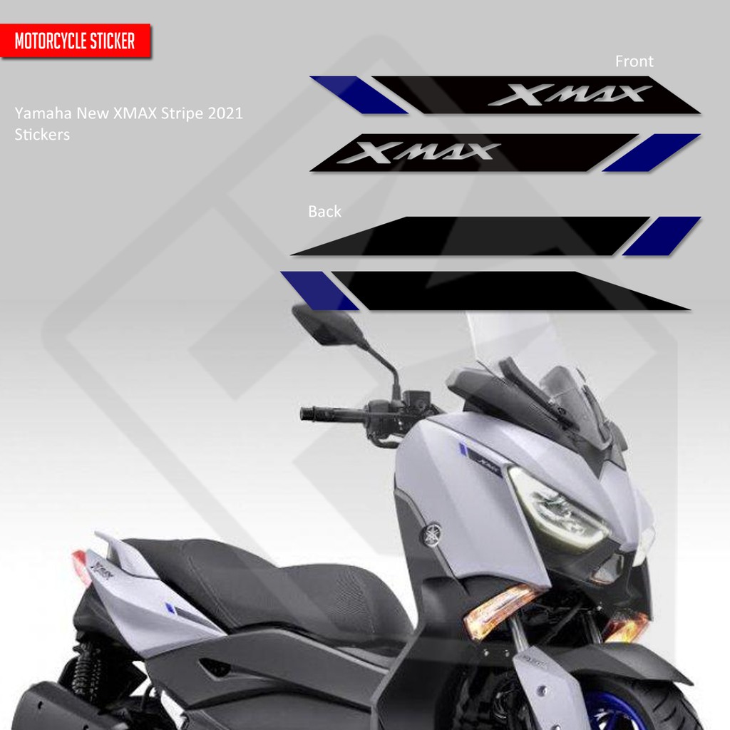 Jual Sticker Stripe Yamaha New XMAX 250 2021 | Shopee Indonesia
