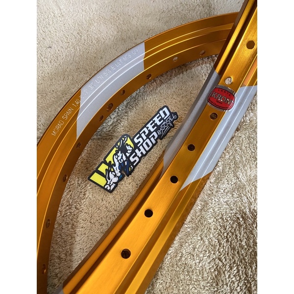 Jual velg akront morad spain motif panah ring 17 x 140 gold edition ...