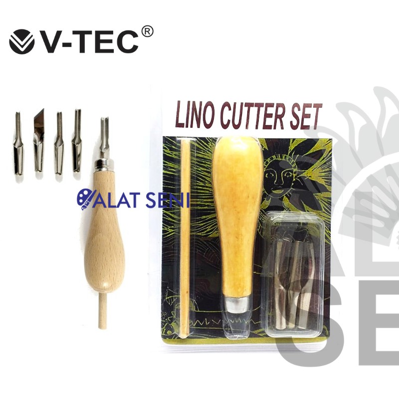 Jual V-Tec Lino Block Cutter Set Karet VTec Pisau Cukil untuk Kerajinan ...