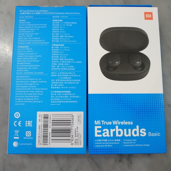 Mi true wireless best sale earbuds basic s características