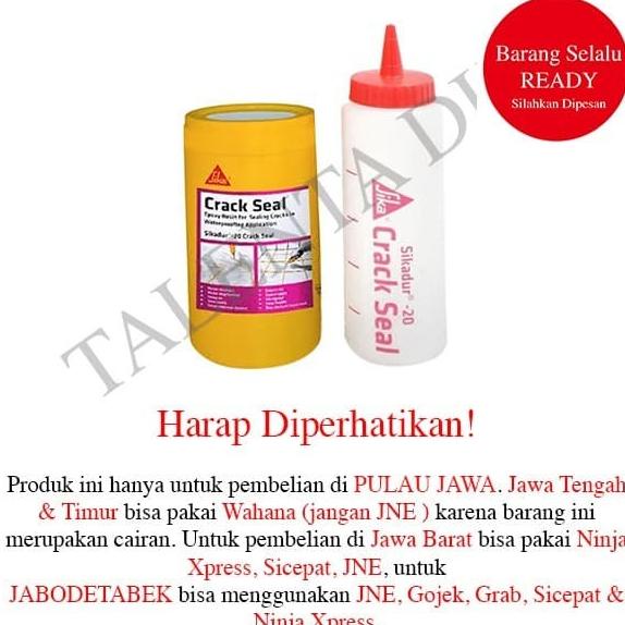 Jual SIKA CRACK SEAL SIKADUR - 20 850 ML Perbaikan Keretakan Beton ...