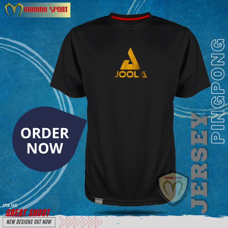 Jual KPJH01 - KAOS PINGPONG BAJU TENIS MEJA JOOLA PREMIUM SABLON DTF ...