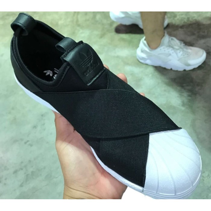 Suede & Shearling Slip On Superstar