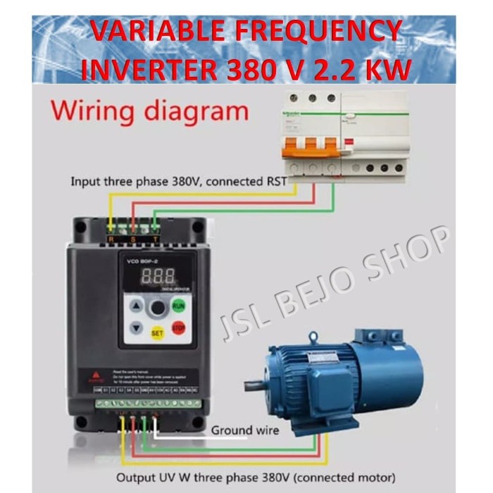 Jual Inverter 3 Phase 380V Variable Frequency Motor Drive Speed Control ...