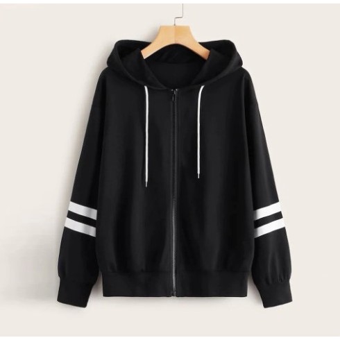 Jaket 2025 hoodie stripe