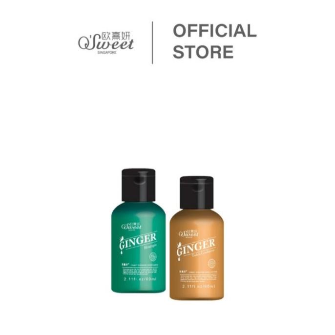 Jual O'Sweet Singapore Ginger Shampoo+Conditioner Series Travel Pack
