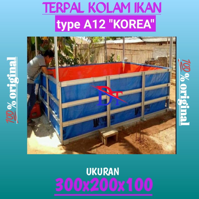 Jual Terpal Kolam Ikan Ukuran X X Type A Korea Best Quality