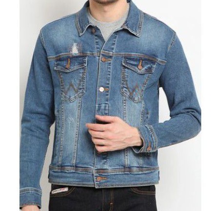 Jaket jeans best sale wrangler original