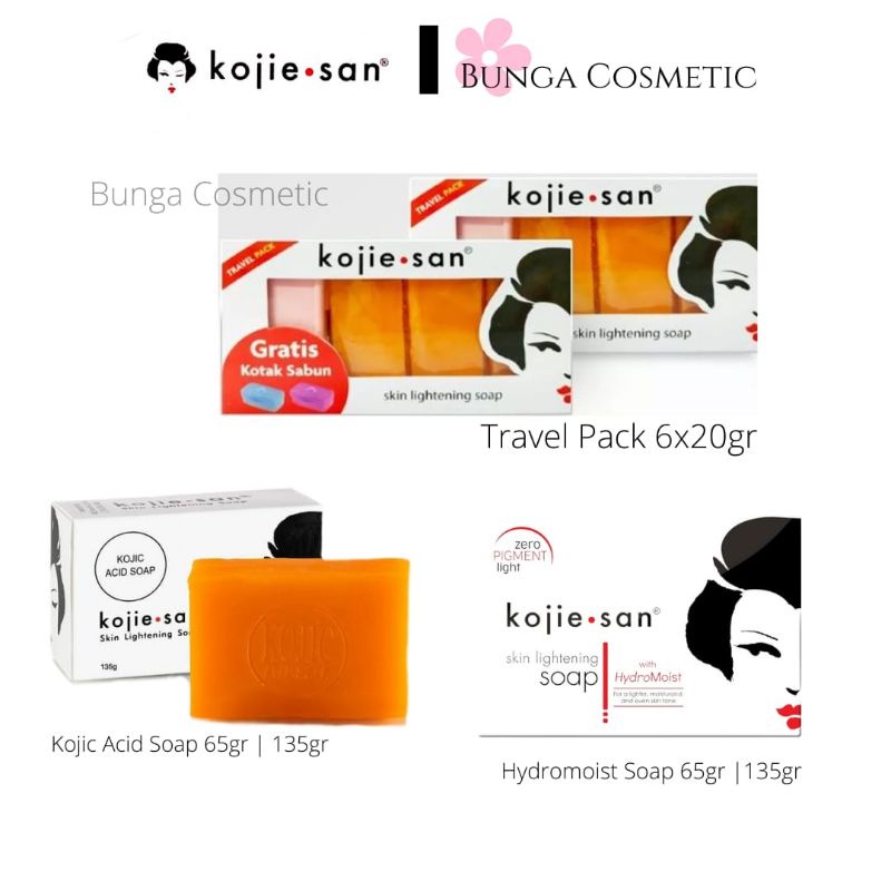 Jual Kojie San Kojic Acid Soap Kojiesan Hydromoist Soap Kojiesan Travel Pack Shopee