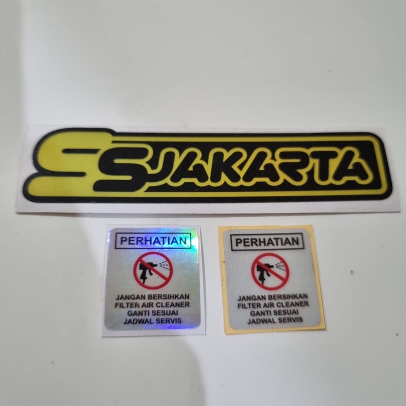 Jual STICKER PERHATIAN FILTER AIR CLEANER PRINCUTT | Shopee Indonesia