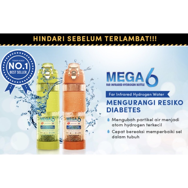 Jual Mega 6 Tumbler Kesehatan ukuran 600ML | Shopee Indonesia