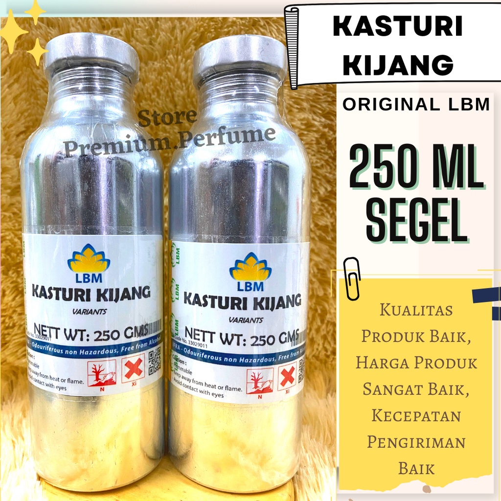 Jual Bibit Parfum Kasturi Kijang Minyak Wangi Isi 250 Ml Segel Alumunium Lbm Kasturi Kijang 0242