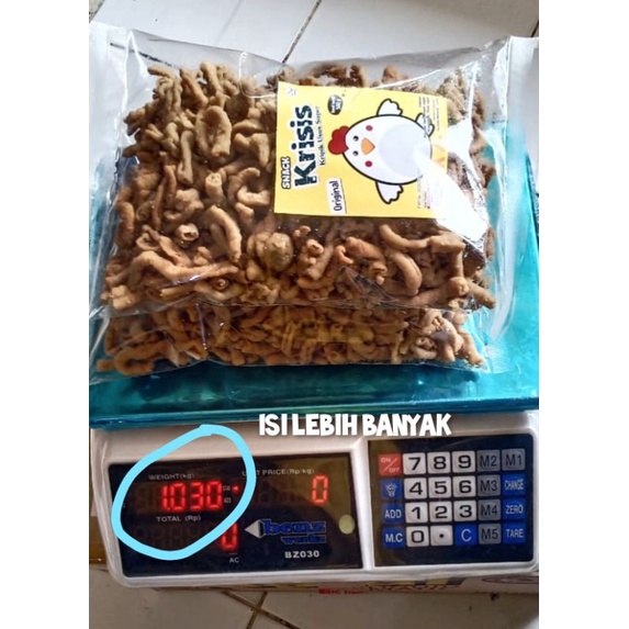 Jual Kripik Usus Ayam Super Original 1 Kg Enak Gurih Renyah Keripik