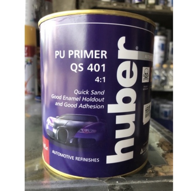 Jual Epoxy Pu Huber 1 Liter Set QS 401 Cat Dasar Logam Besi Plat Dll ...
