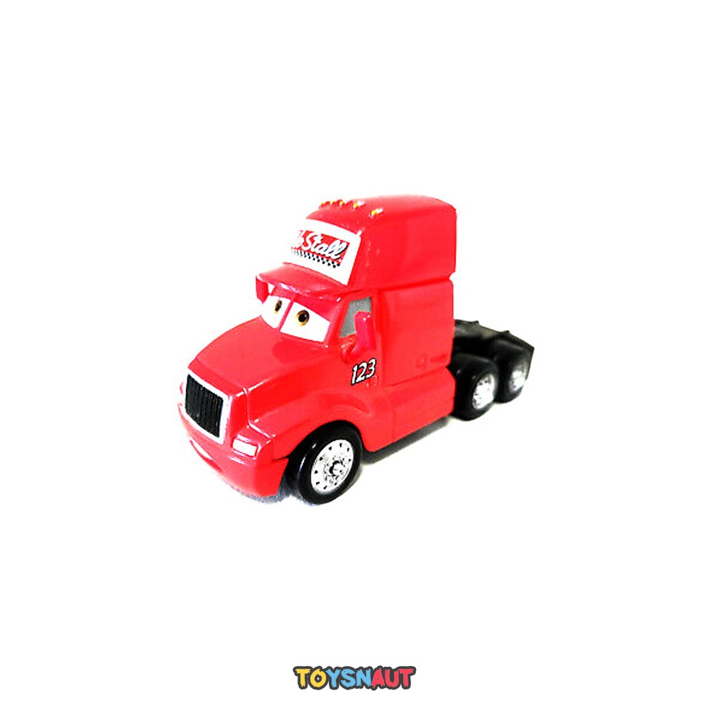 Jual LOOSE Mattel Disney Pixar Cars 1/55 No Stall Red Semi Trailer ...