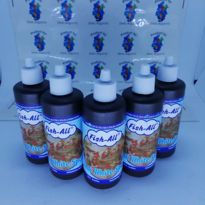 Jual Obat Ikan Anti White Spot Anti Jamur 100 Ml Fish All By Zeng ...