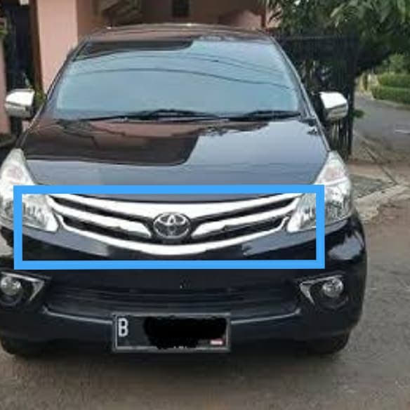 Jual List Grille Grill Depan Toyota All New Avanza Xenia Chrome Crome