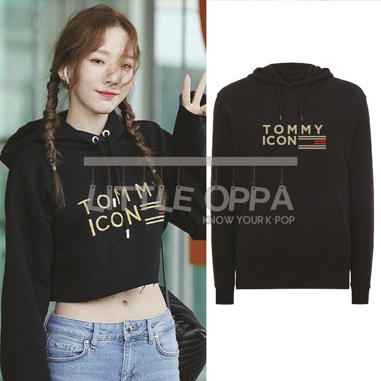 Tommy icons 2024 cropped hoodie