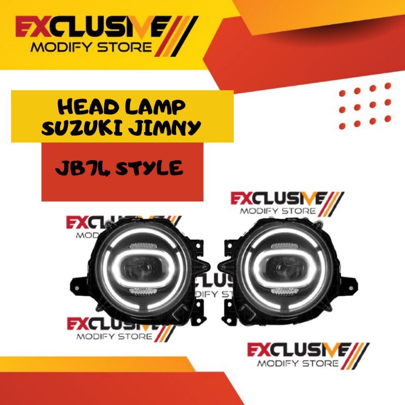 Jual HEAD LAMP SUZUKI JIMNY JB74 STYLE AIMGAIN FULL LED | Shopee Indonesia