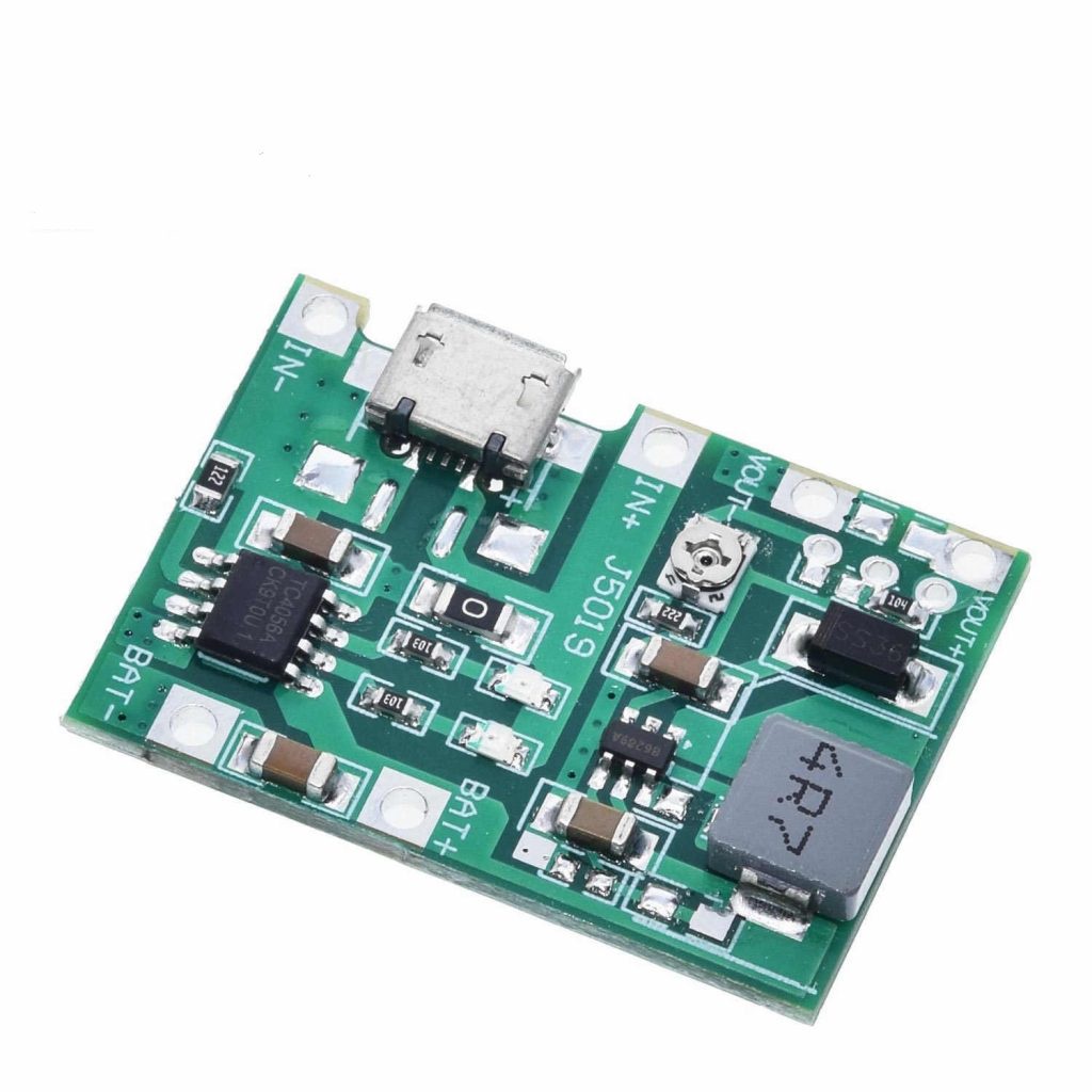 Jual A119 J5019 Modul 2in1 Charger + Step Up Adjustable Baterai 18650 ...