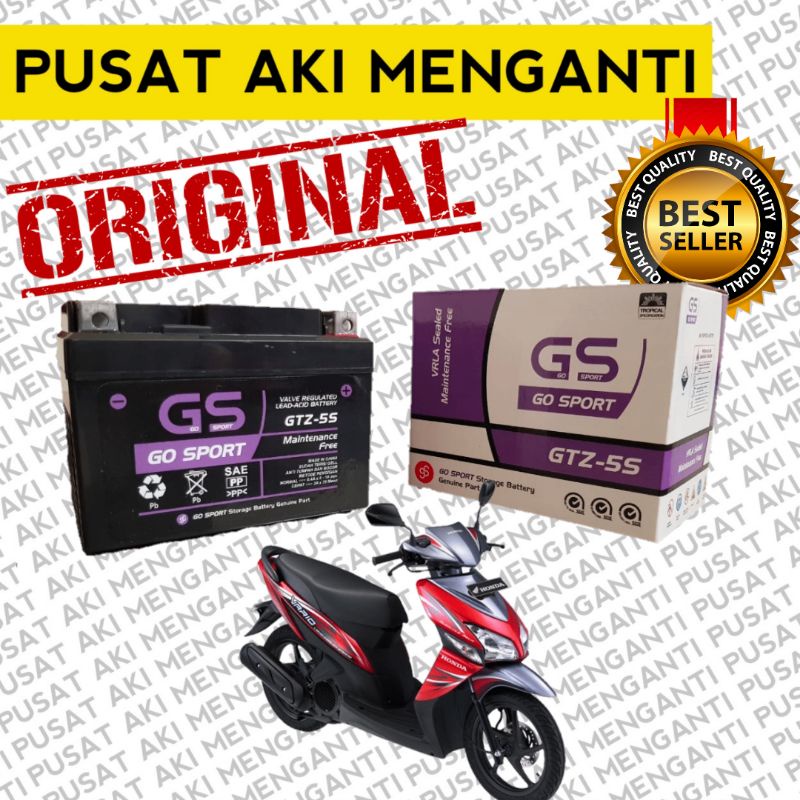 Jual Aki Motor Honda Vario Gtz Gtz S Gtz S Gs Go Sport Original