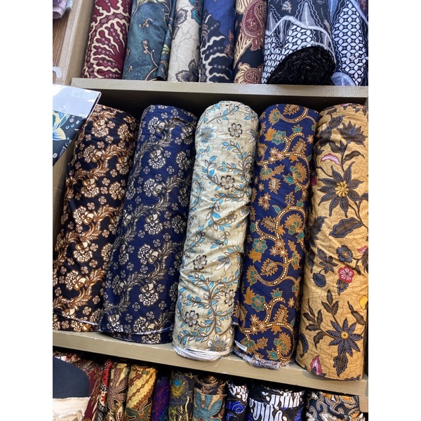 Jual kain batik meteran / kain batik katun / bahan batik meteran ma