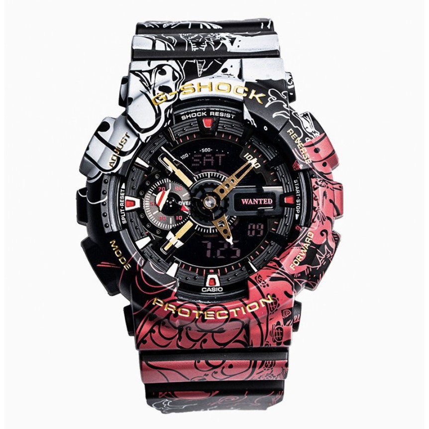 ワンピースgショック G-SHOCK × ワンピース」ルフィが成長し強くなっていく姿を表現