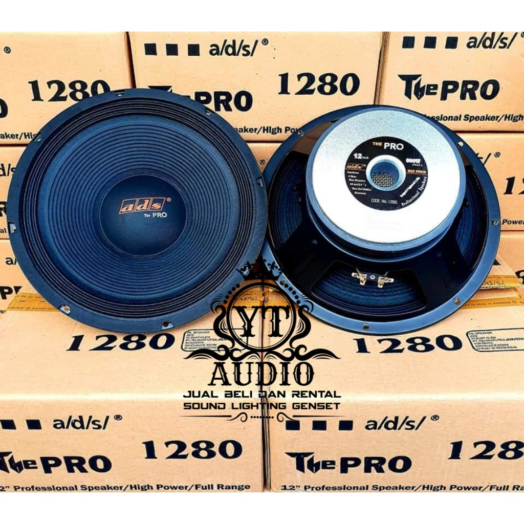 Jual SPEAKER KOMPONEN 12 INCH ADS 1280 FULL RANGE ORIGINAL | Shopee ...