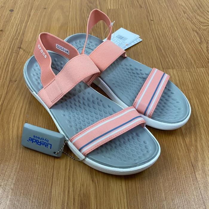 SEPATU SANDAL WANITA CROCS LITERIDE WOMEN NEW HITAM - Main Image