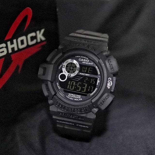 Jual Jam tangan Casio G Shock GW 9300 Mudman Full Black Gshock Shopee Indonesia