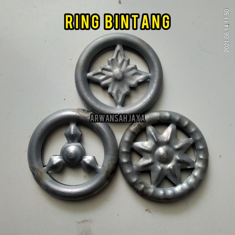 Jual RING BINTANG ORNAMEN PAGAR BESI | Shopee Indonesia