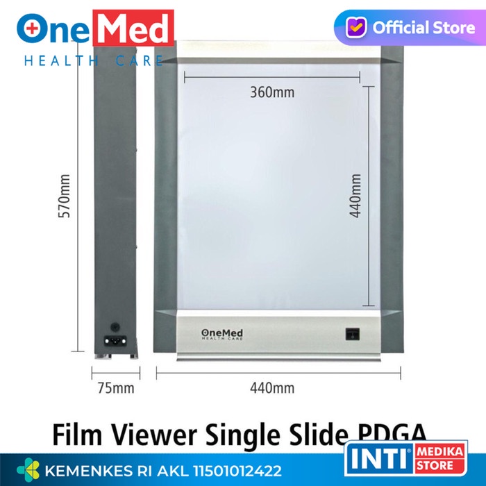 Jual Onemed Film Viewer Single Superthin X Ray Lampu Baca Rontgen 98