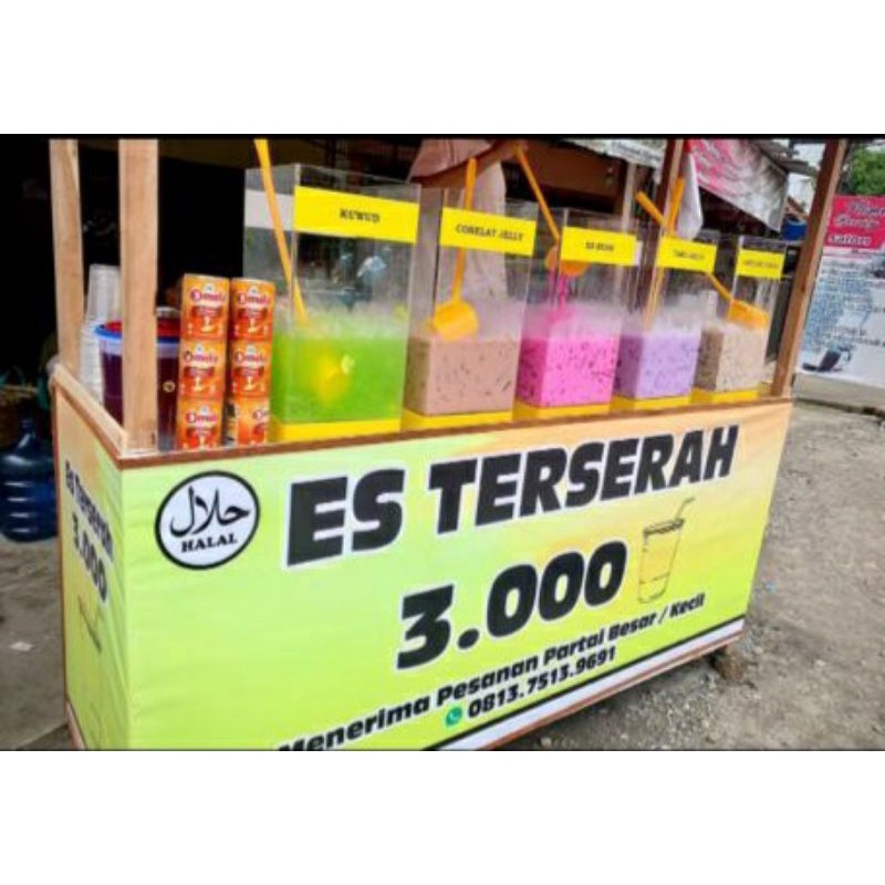 Jual Tabung Es Buah 25x25 T50cm Akrilik Wadah Minuman 30 Liter Shopee Indonesia 7354