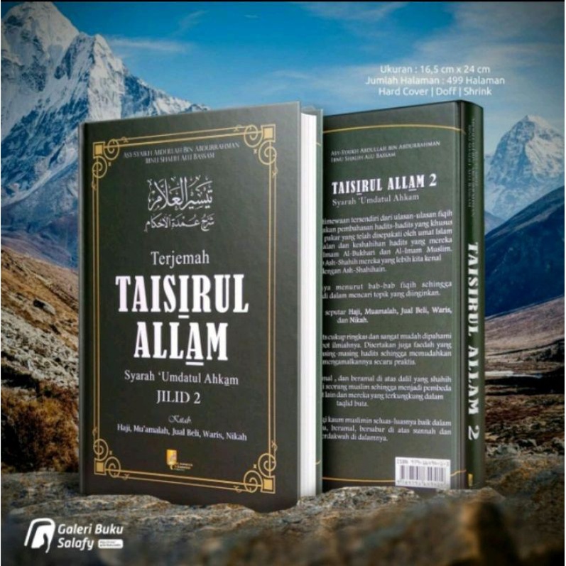 Jual Buku Terjemah Taisirul Alam Jilid Buku Terjemahan Fiqh Islami Shopee Indonesia