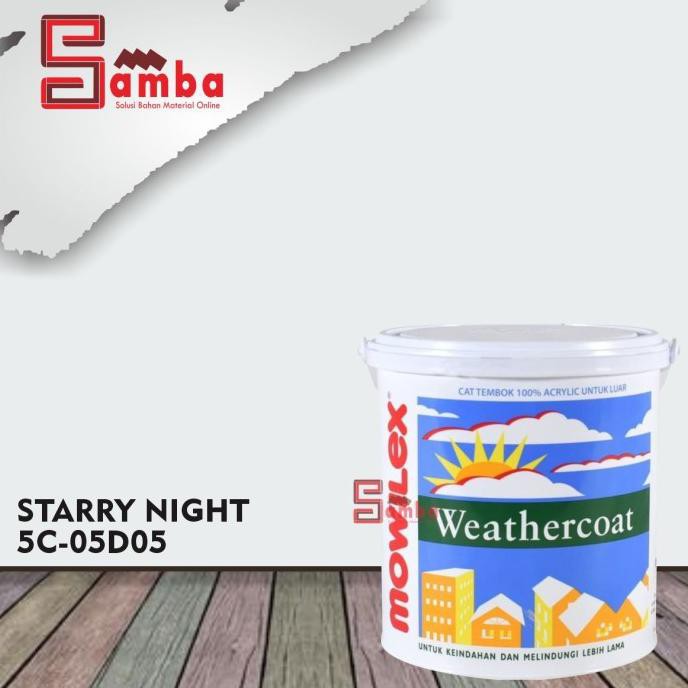 Jual Mowilex Weathercoat Starry Night Ltr Tinting Cat Tembok Interior Store Audy Shopee