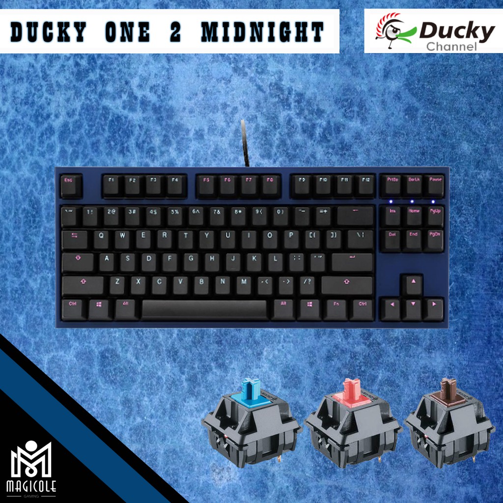 Jual Ducky One 2 Midnight Tenkeyless Mechanical Keyboard | Shopee Indonesia