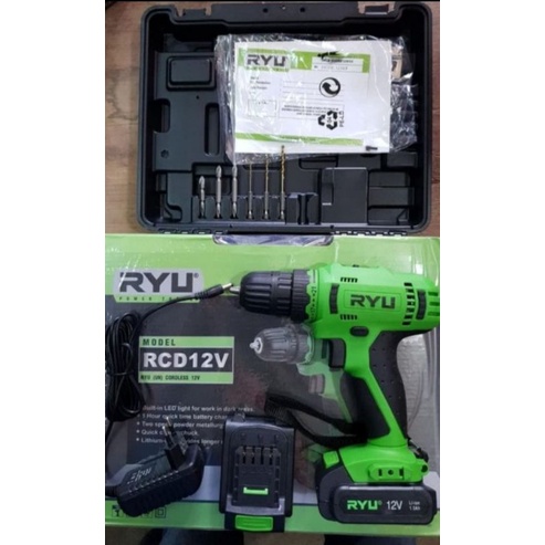 Jual Bor Baterai Cordless Ryu RCD 12 V Impact Drill | Shopee Indonesia