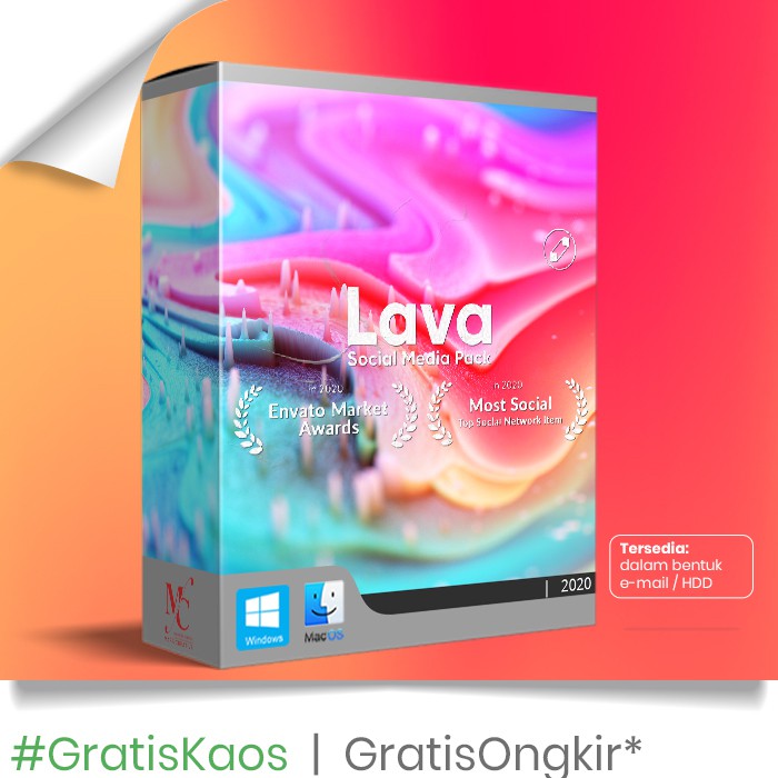 Jual Template After Effects Lava Social Media Pack by Motion Bro