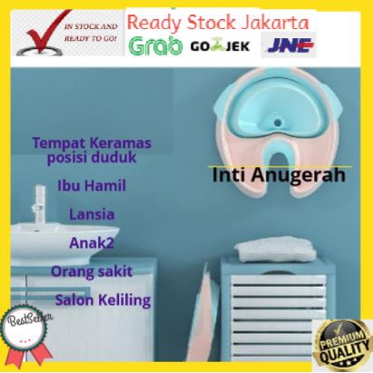 Jual Tempat Cuci Rambut duduk; Baskom Keramas; Alat Keramas duduk Lipat ...