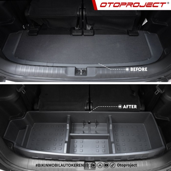 Jual Organizer box Rear Trunk Bagasi Belakang All New Brv 2022 ...