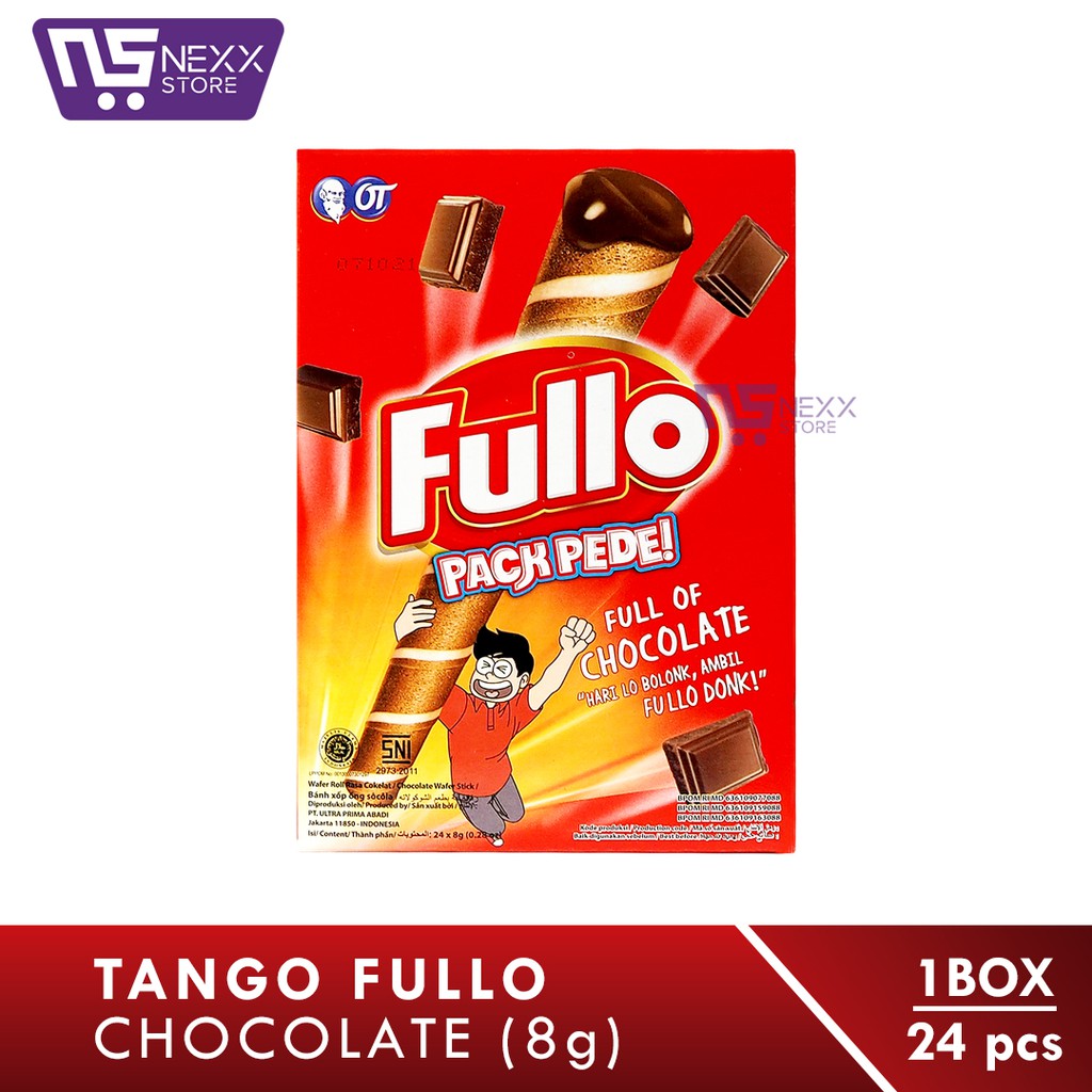 Jual TANGO Fullo ( Chocolate / Choco Vanilla ) - 8 gr x 24 pcs | Shopee ...