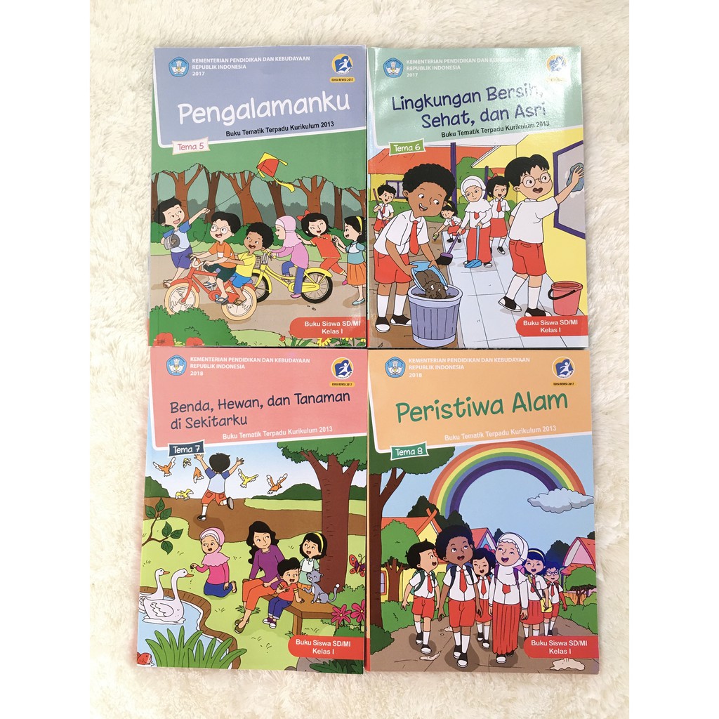 Jual BUKU TEMATIK KELAS 1 SD TEMA 5,6,7,8 EDISI REVISI 2017 | Shopee ...