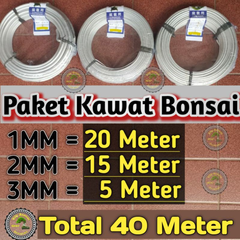 Promo PAKET MINION KAWAT BONSAI ALUMUNIUM MISTI - MINION E MISTI Diskon 15%  di Seller VKMJ BONSAI ALL SHOP - Purwodadi, Kab. Pasuruan