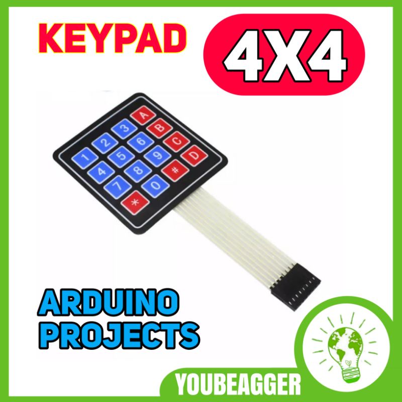 Jual modul Keypad 4x4 membrane button arduino project | Shopee Indonesia