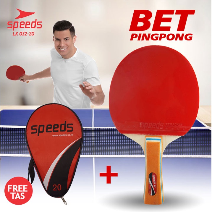 Jual SPEEDS Bet Tenis Meja Bat Pingpong Table Tennis Racket Handle ...