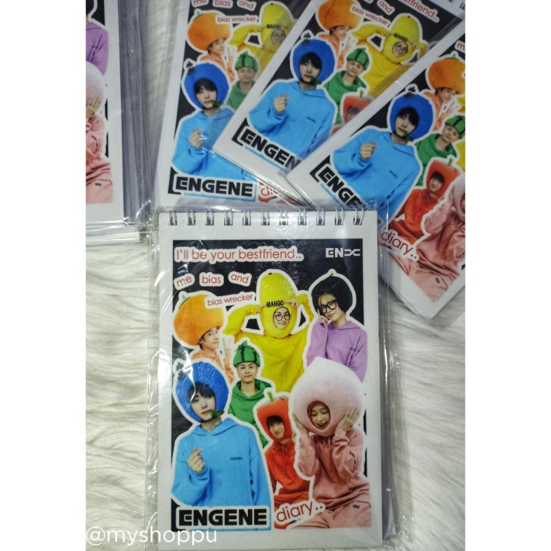 Jual Notebook K-Pop, Notebook Enhypen (Jay, Sunghoon, Sunoo, Jungwon ...