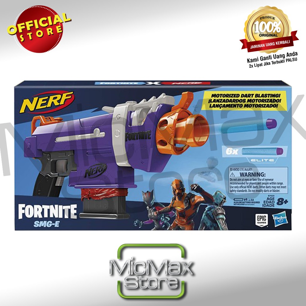 Jual Nerf Fortnite Smg E Smge Blaster Motorized Dart Blasting Not