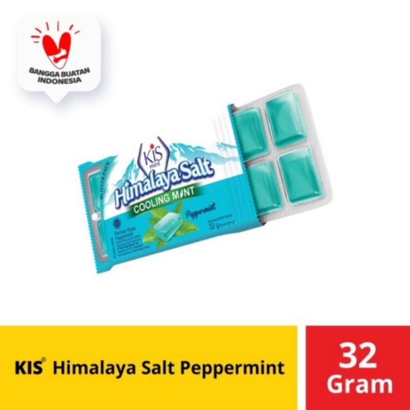 Jual Permen KIS Himalaya Salt Cooling Mint ( 1 Blister = 8 Butir permen ...