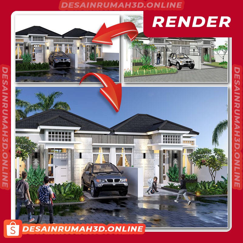 Jual Jasa Render/Edit Photo Desain Rumah | Shopee Indonesia